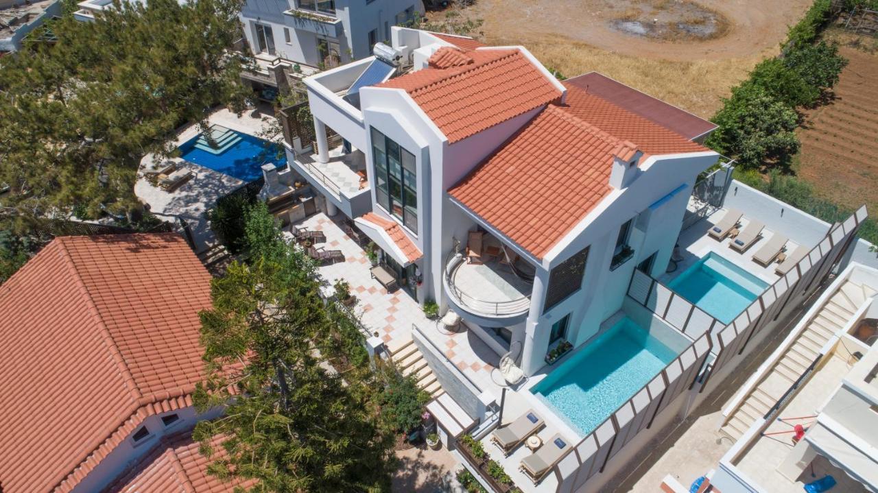 Paradisos Luxury Villas Next To Beach Koutsourás Exteriér fotografie
