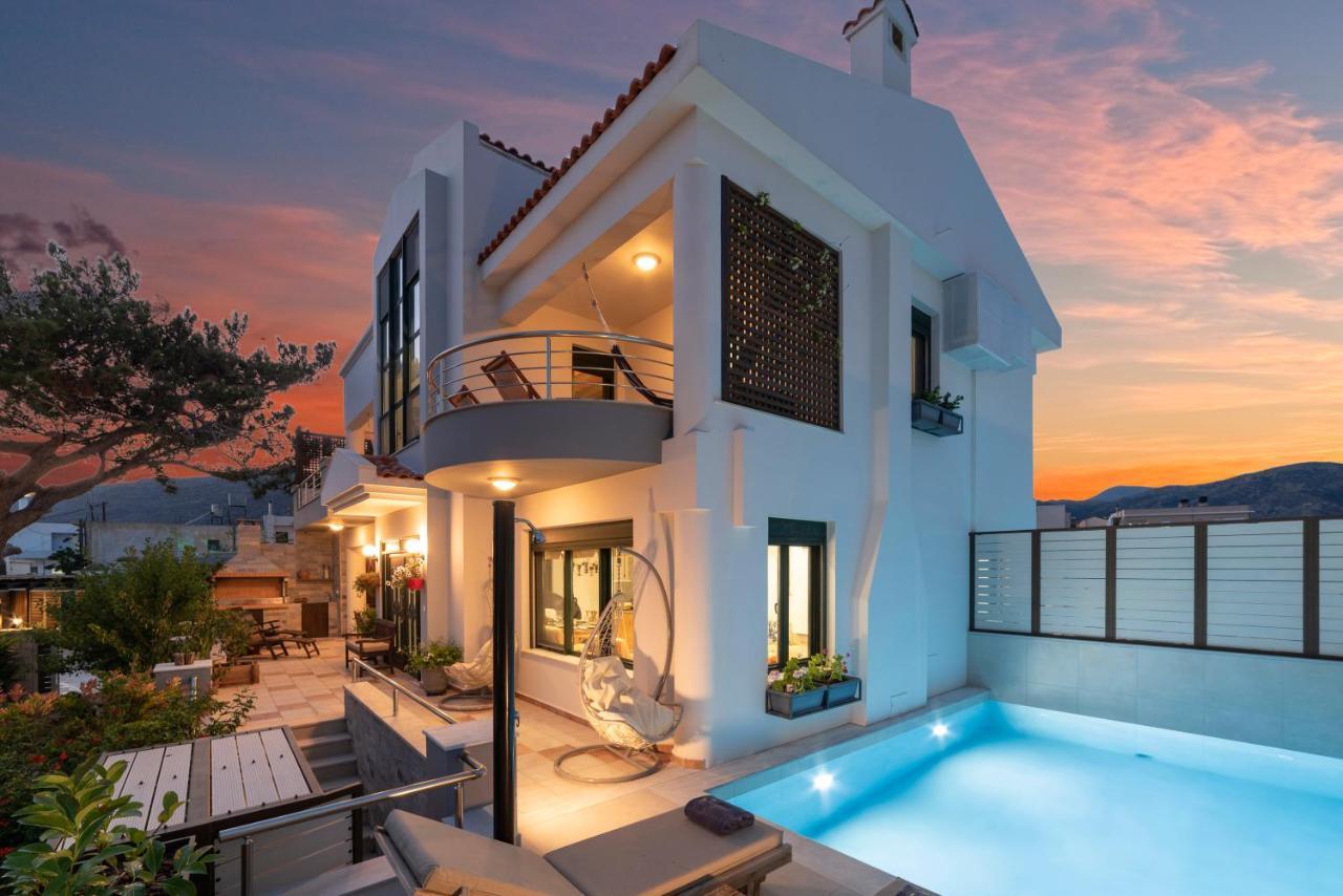Paradisos Luxury Villas Next To Beach Koutsourás Exteriér fotografie