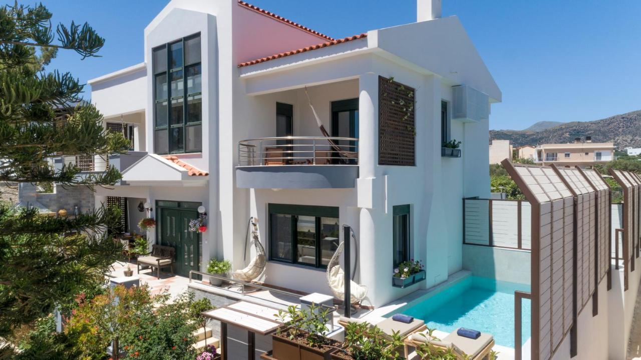 Paradisos Luxury Villas Next To Beach Koutsourás Exteriér fotografie