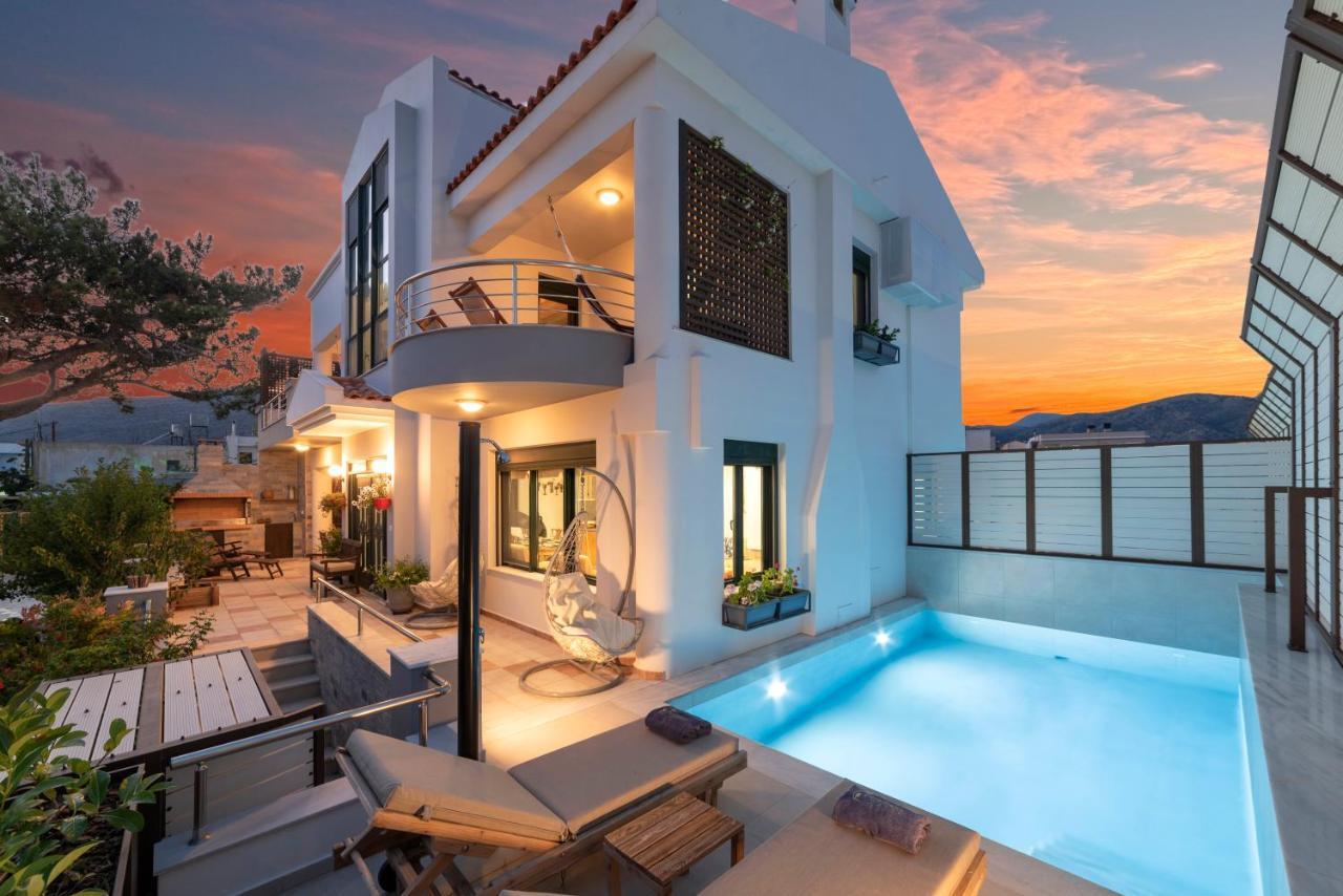Paradisos Luxury Villas Next To Beach Koutsourás Exteriér fotografie