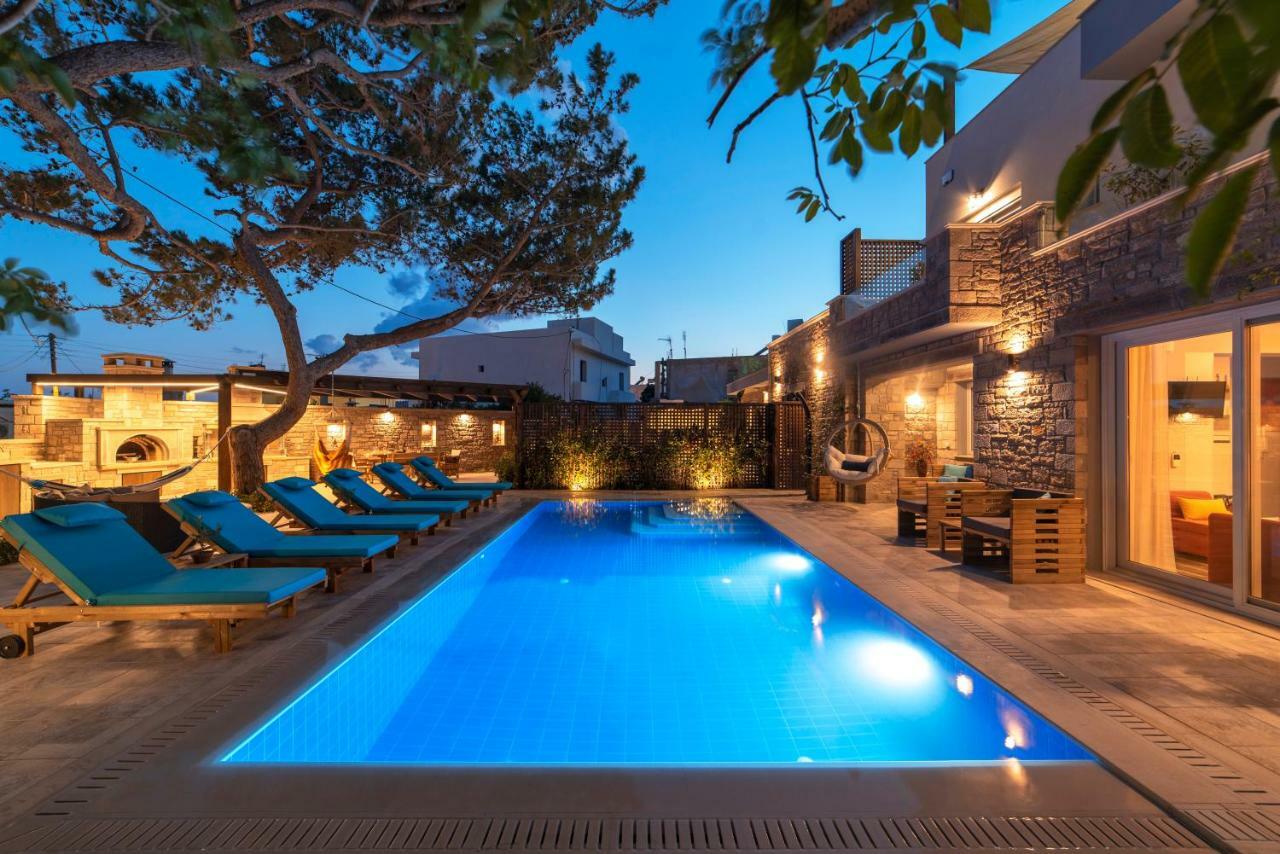 Paradisos Luxury Villas Next To Beach Koutsourás Exteriér fotografie