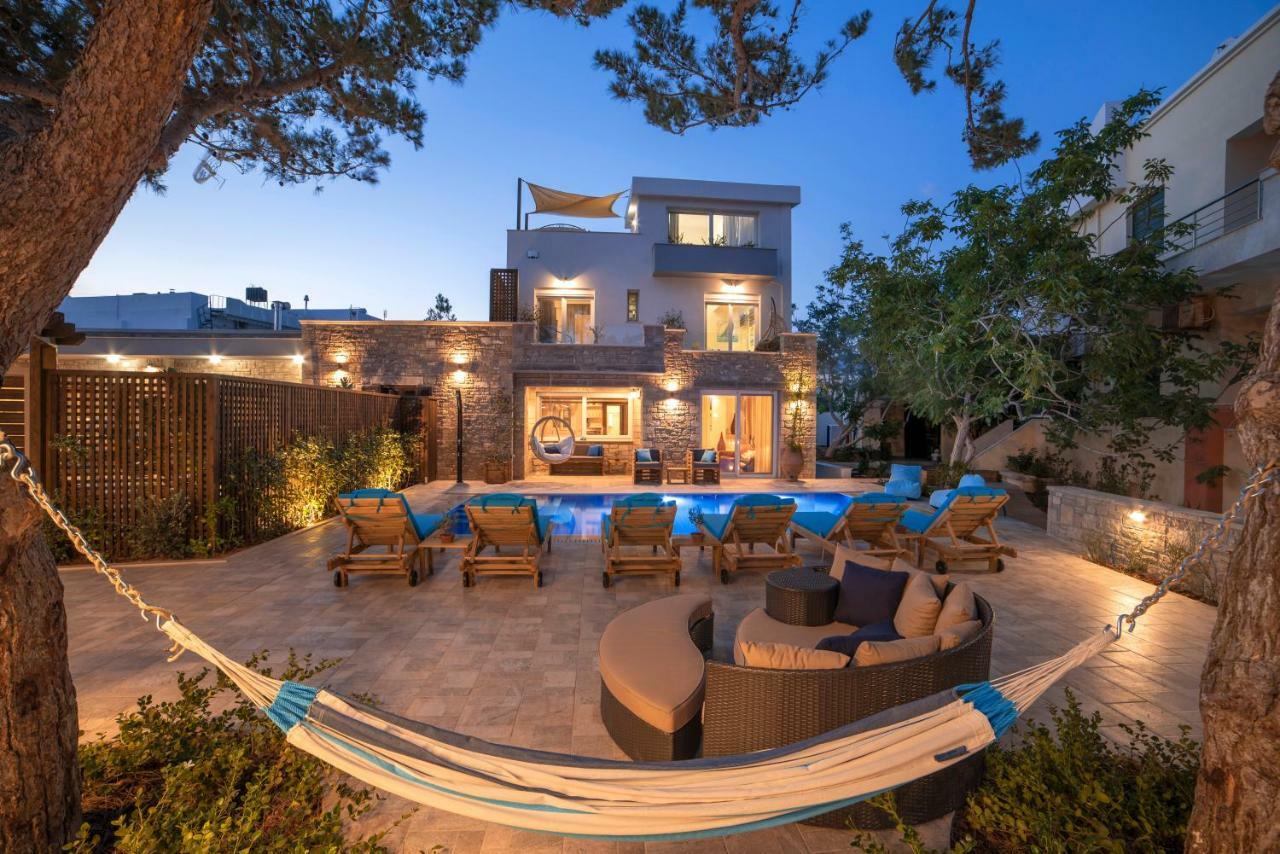 Paradisos Luxury Villas Next To Beach Koutsourás Exteriér fotografie